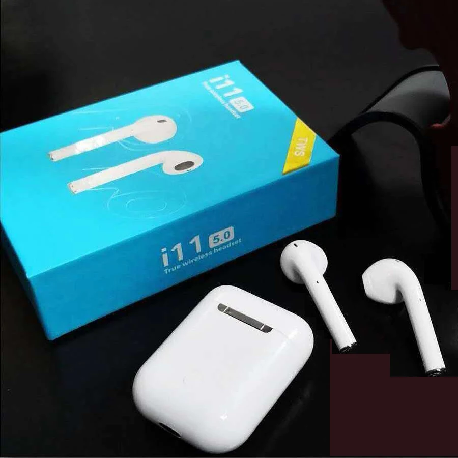 Newest  i11 TWS Wireless Earbuds 5.0 Earphone Headset With Mic Touch Control Sport Headphone