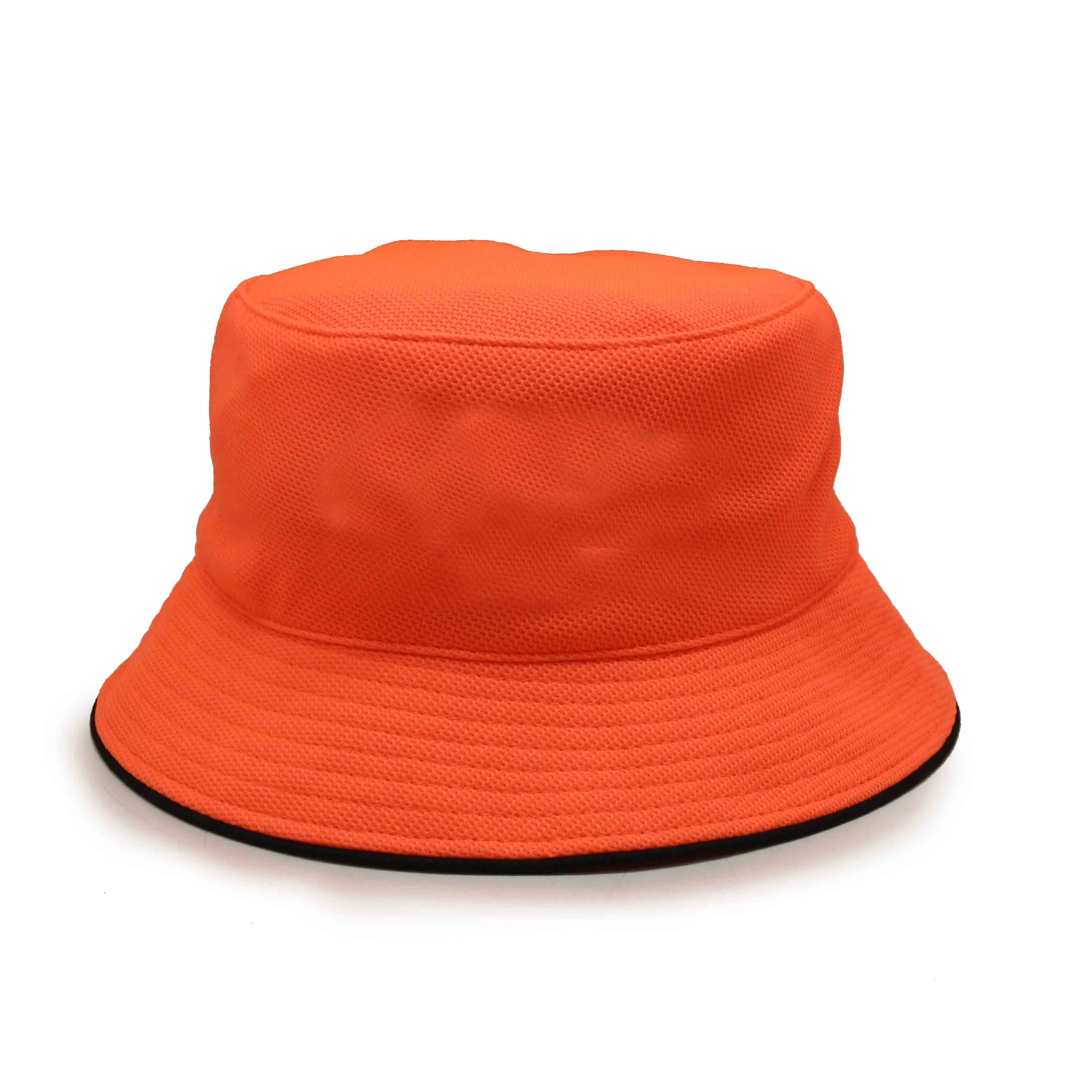 Orange Custom Plain Mesh Cheap Bucket Hats - Buy Cheap Bucket Hats,Mesh ...