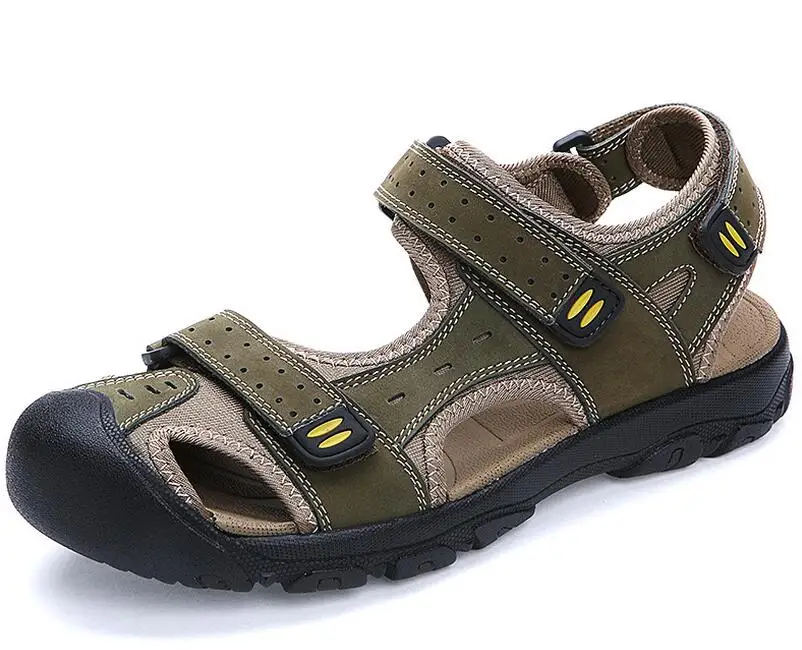 leather open toe shoes