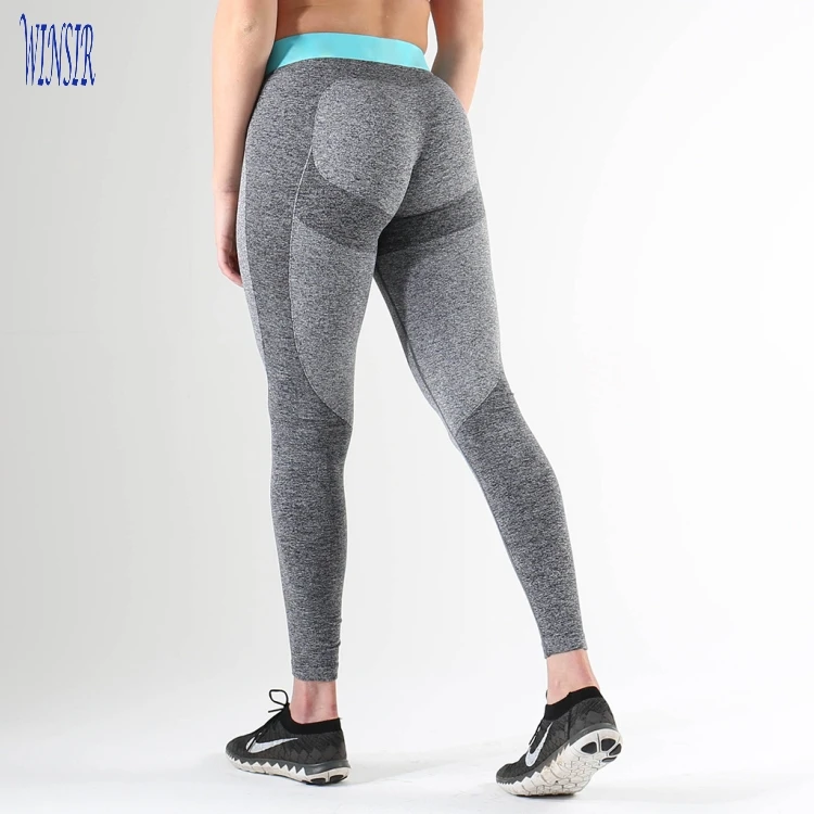 

Wholesale Seamless Jacquard Knitted Flex Leggings Yoga Pants Running fitness Gym Athletic Active Sports Wear Tights for Women, Dark grey;light grey;green;blue