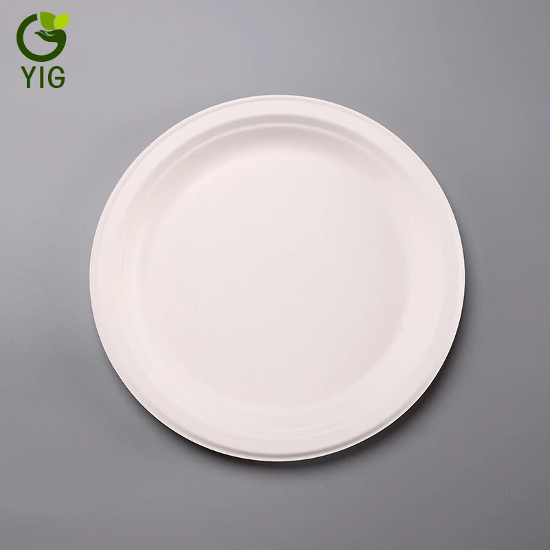 

Biodegradable Sugarcane Disposable Round Plates
