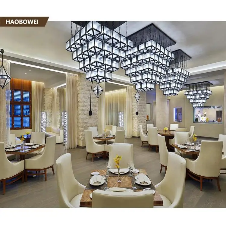 wooden marble top dining table hotel restaurant furniture