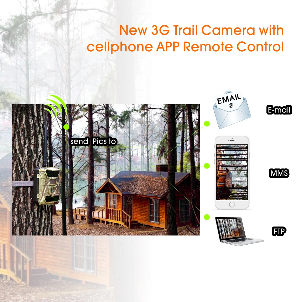 
Willfine 4.0CG MMS GSM 4G LTE cellular hunting camera 16MP spy wireless trail camera 
