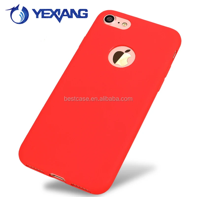 

Candy solid color frosted tpu shock proof case for iphone 7 case tpu, Rose gold;red;blue;black