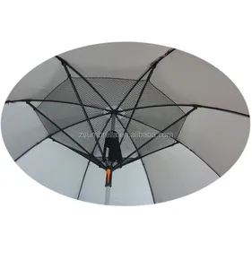 Image of 2018 big new manual outdoor umbrella with fan