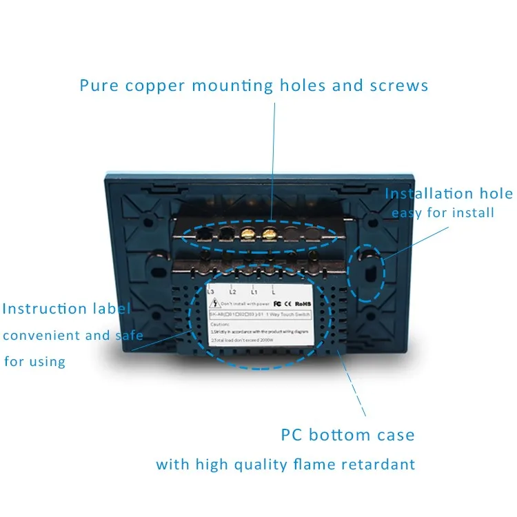 sensitive touch light switch