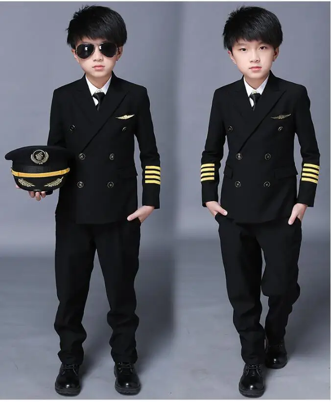 Design Kids Airline Pilot Uniform For Perfomance Pilot Uniform Dress ...