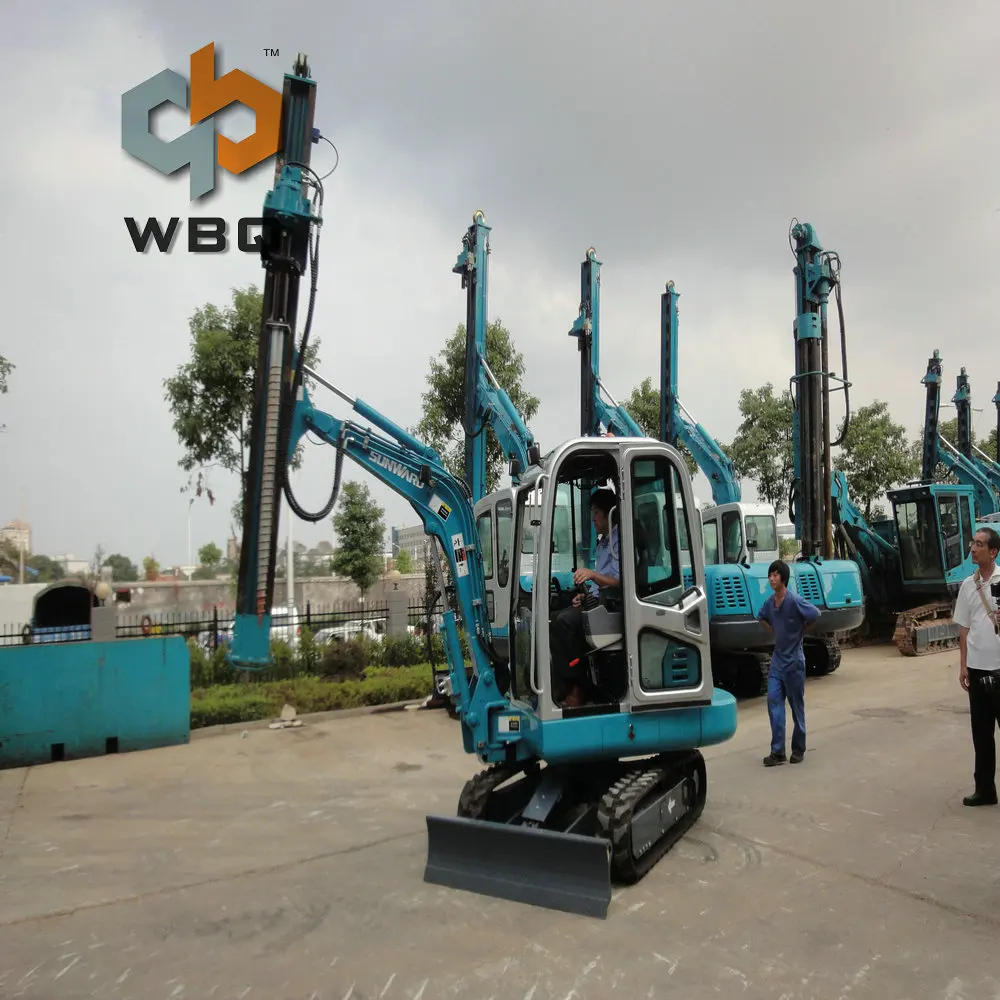 Pile Driving equipment/vibratory hammer used on excavator