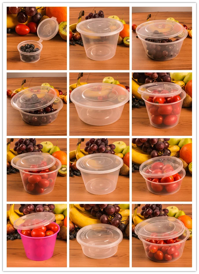 Round Deli Container With Hinged Lid 1oz Buy Round Deli Container