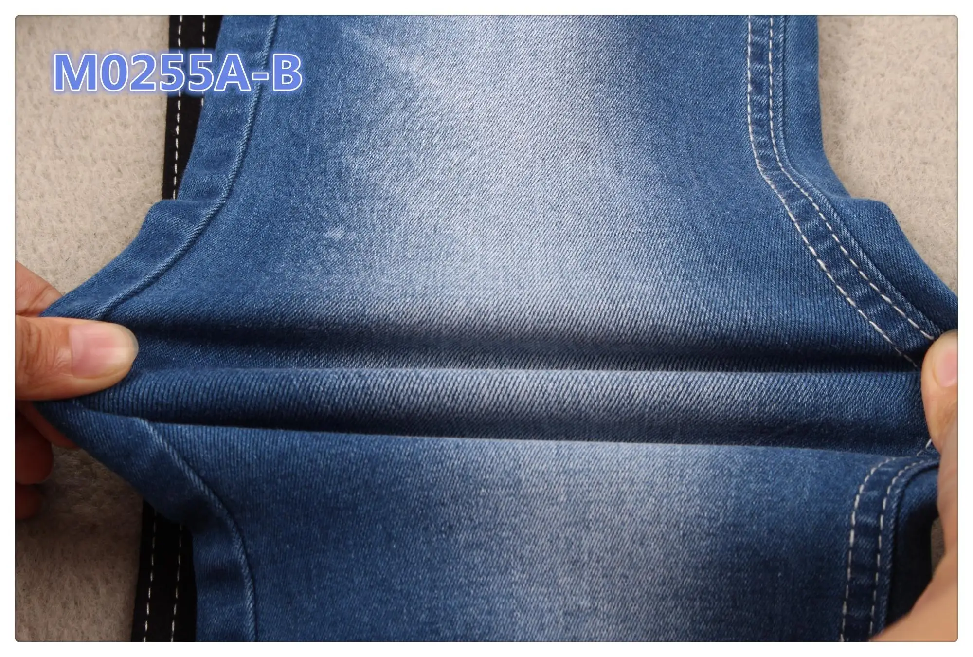 Spandex High Stretch Denim Fabric For Women 142cm Width