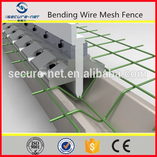 Welded mesh fence bending machine 