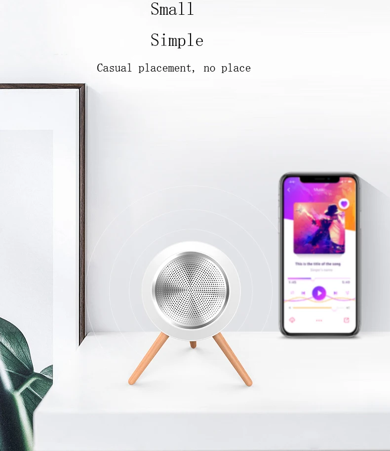 2019 new design Wireless Speakers Outdoor Portable Mini Speaker With Answerable call - ANKUX.COM