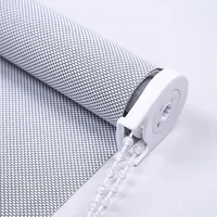 

Nice Sunscreen shading blackout Water Fire Wind proof Fabric Custom Window Roller Blinds