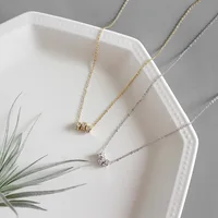 

925 sterling silver 18k gold necklace