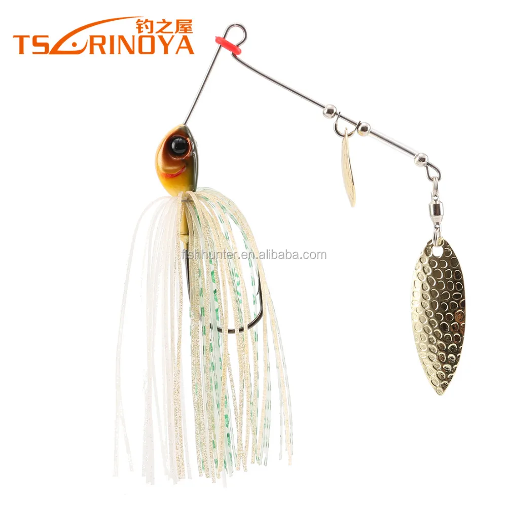 

Trulinoya P24 Spinnerbait 7g Fishing Lures 5PCS/Lot Spirit Spinner Bait Hard Bait Artificial Baits Blades VMC Hooks Metal Spoon, Vavious colors