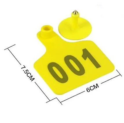 2020 Top sales TPU Plastic Cattle Ear Tags For Livestock Farming Hang Tags