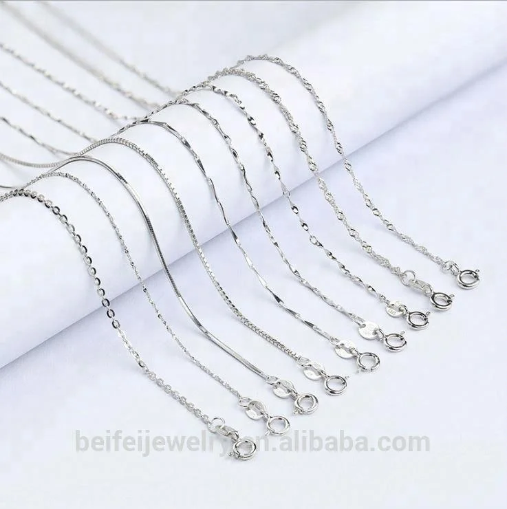 

Fine Quality 925 Italian Silver Chain necklace in silver jewelry