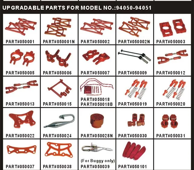 HSP 1/5 SCALE SKELETON 94050  32cc Gas Engine  RC Monster Truck
