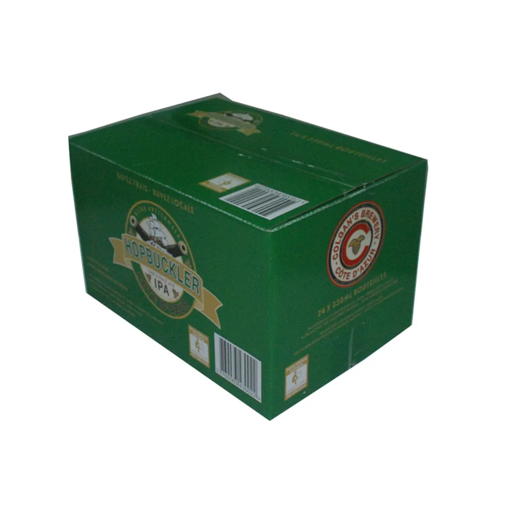 
24 PACK BEER BOTTLES CORRUGATED CARTON BOX 330ML WINE SHIPPING PAPER CARRIERS 