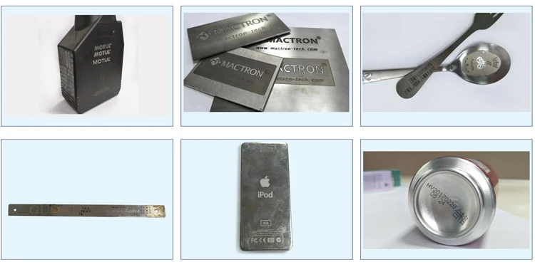 IPG Raycus laser source portable mini fiber laser marking machine for metal with CE FDA