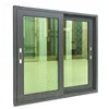 Glass Model Large aluminium Tinted tempered Glass Good Quality Sliding Windows