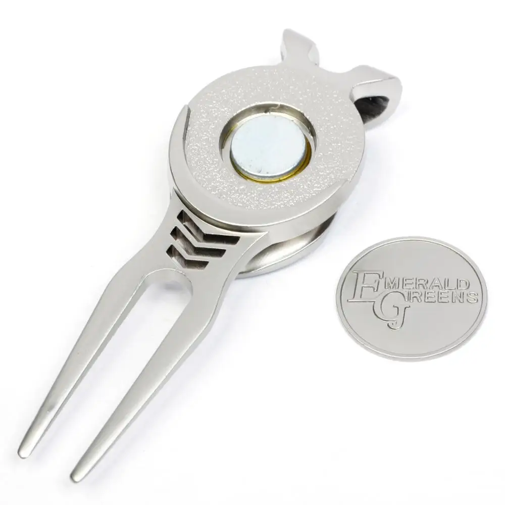 Custom Bulk Blank Golf Divot Repair Tools with Ball Marker