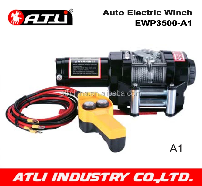 Ewp3500a1 Battery Clamp 12v Electric Winch With 3500lbs Electric