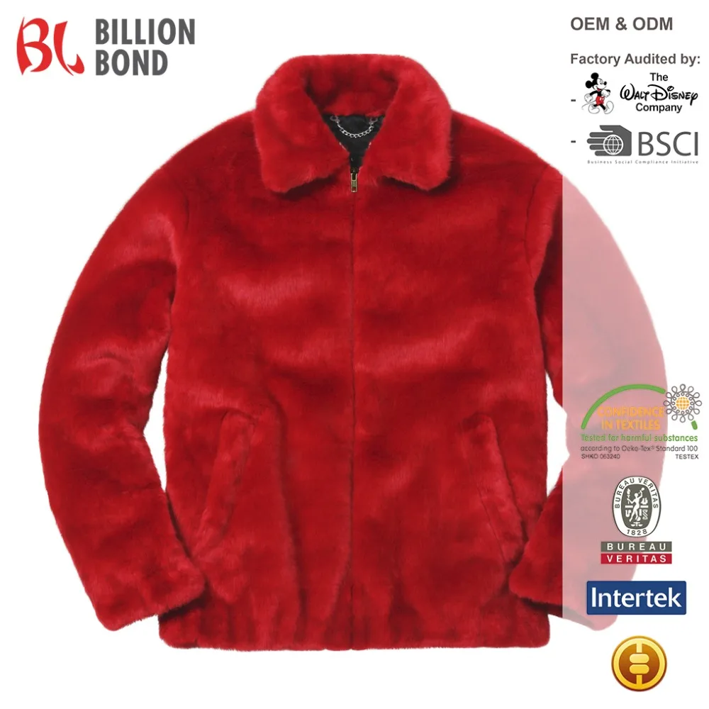 

2019 Red Color OEM Plus Size long sleeve zipper life winter man fleece jacket
