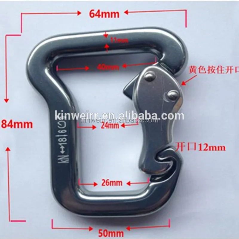 Heavy Duty Rock Climbing Carabiner In Aluminium Material Buy