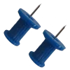 New item 19mm plastic shaped Mini Thumb tacks with stripe