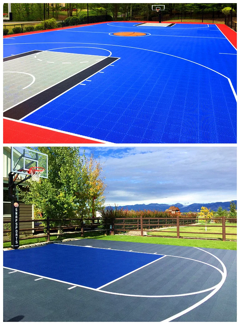 Volleyball Court Flooring Sport Court Tiles Outdoor Basketball Court
