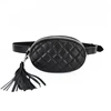 pu stitching quilted fanny packs/waist bags, pu leather fanny packs wholesale