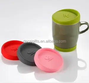 Custom silicone coffee cup lids plastic cup cover coffee cup cover