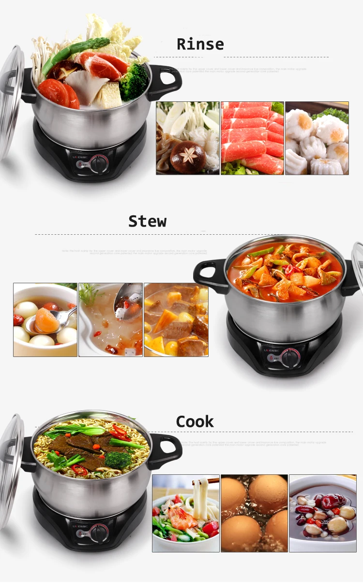 Electric Stainless Steel Mini Hot Pot Buy Electric Mini Chinese Hot