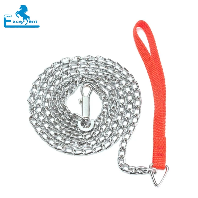 

Hot sales silver dog leash chain