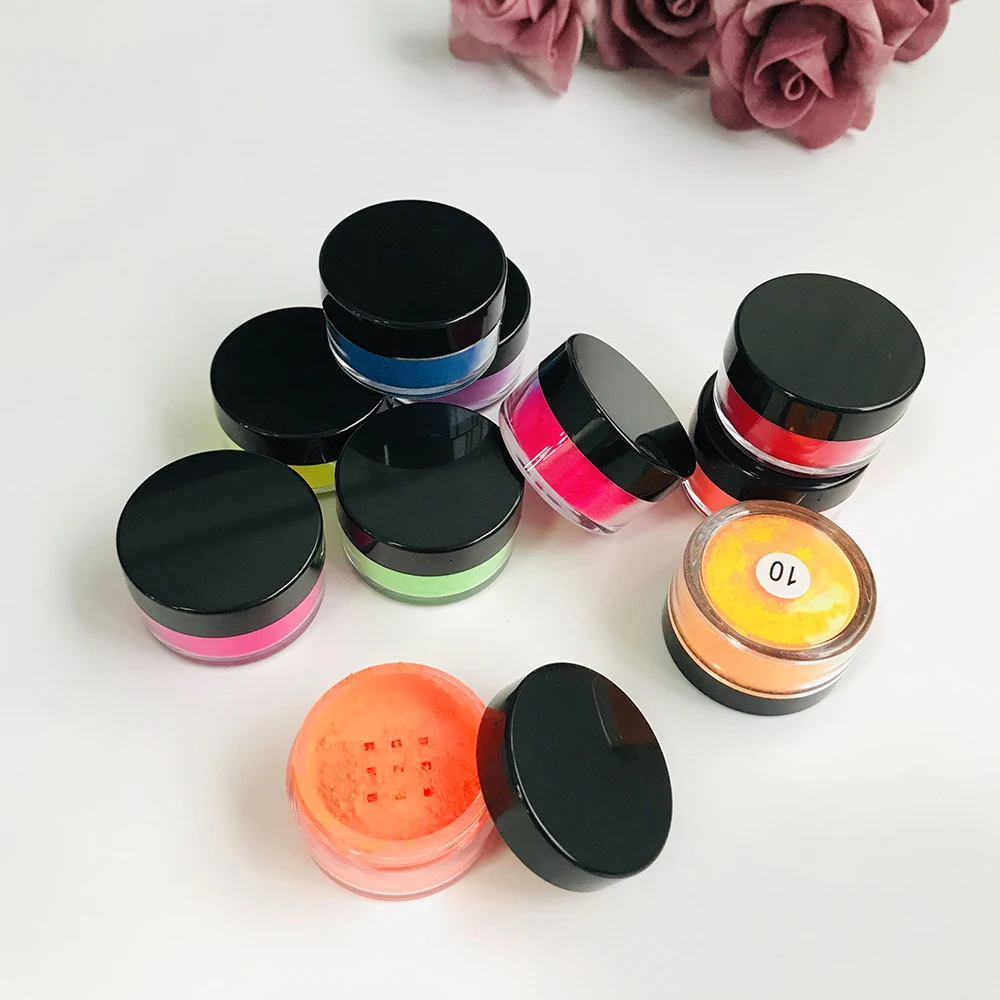 

Hot 10 Colors Loose Single Eye Shadow Neon Pigment palette