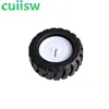 D-hole Rubber Wheel Suitable for N20 Motor D Shaft Tire Car Robot DIY Toys Parts