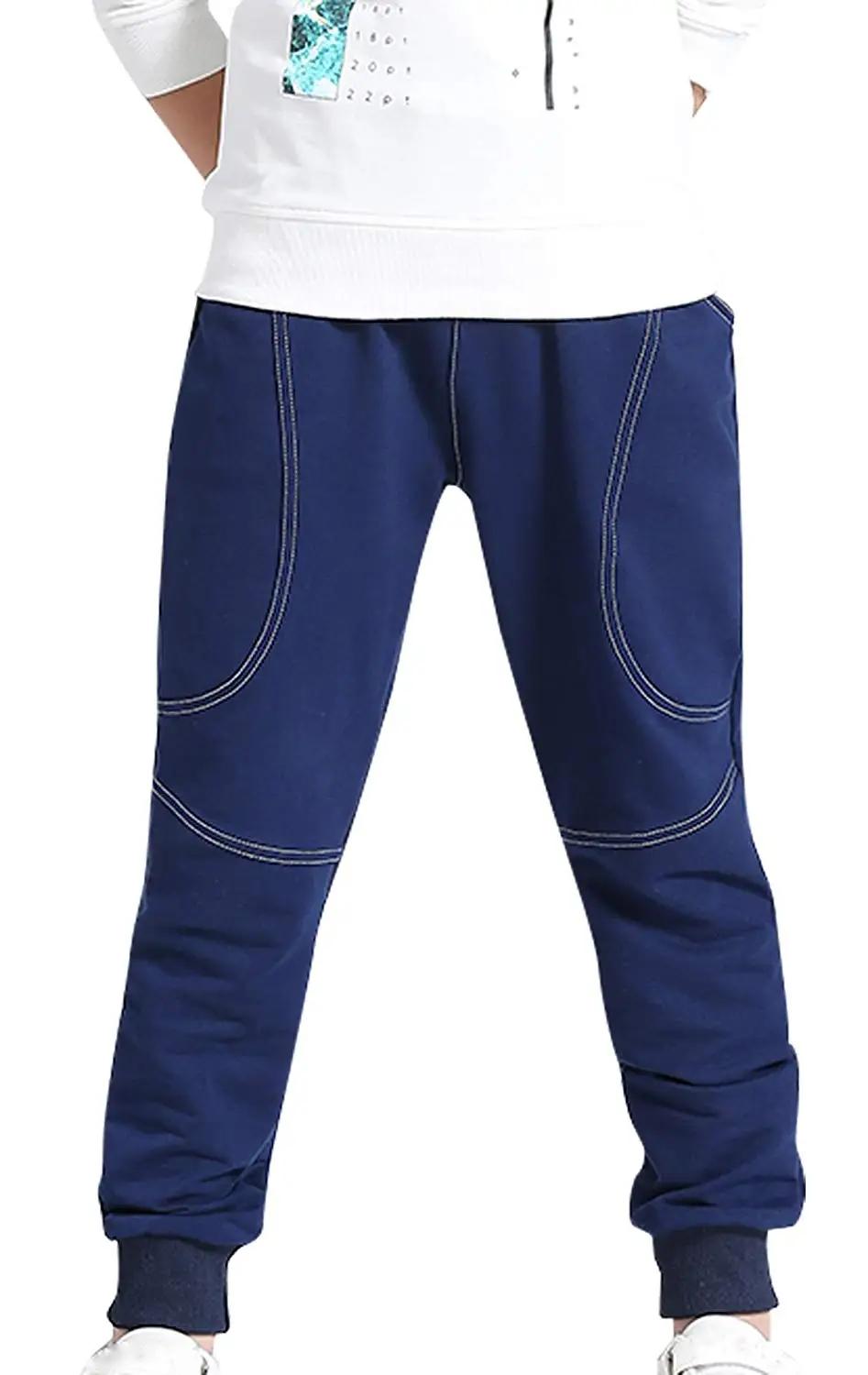 Keaac Mens Pant Basic Jogger Sweatpants Joggers Elastic Waist Pants