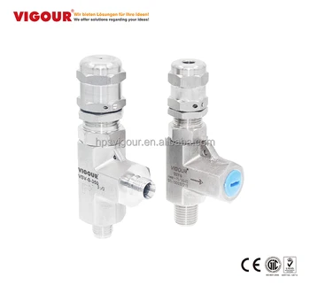 hydraulic adjustable pressure stainless steel safety larger valve