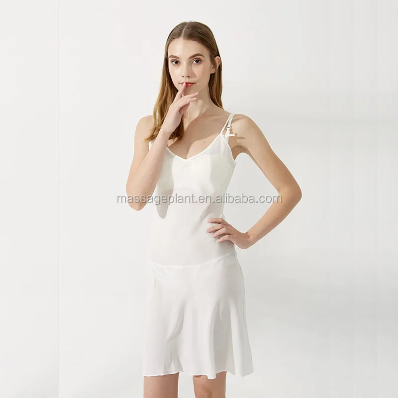 Free Sample 8023 Popular women wedding satin sleepwear