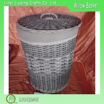 tall wicker baskets for laundry