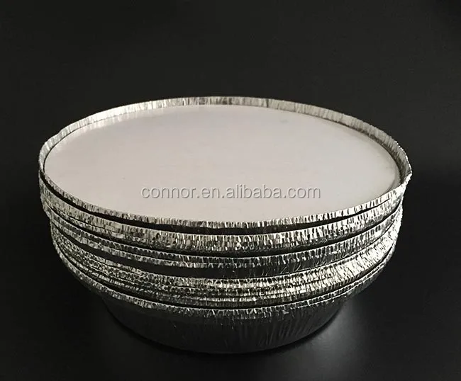 Paper Laminated Cardboard Lids For Aluminum Foil Container,Round Food