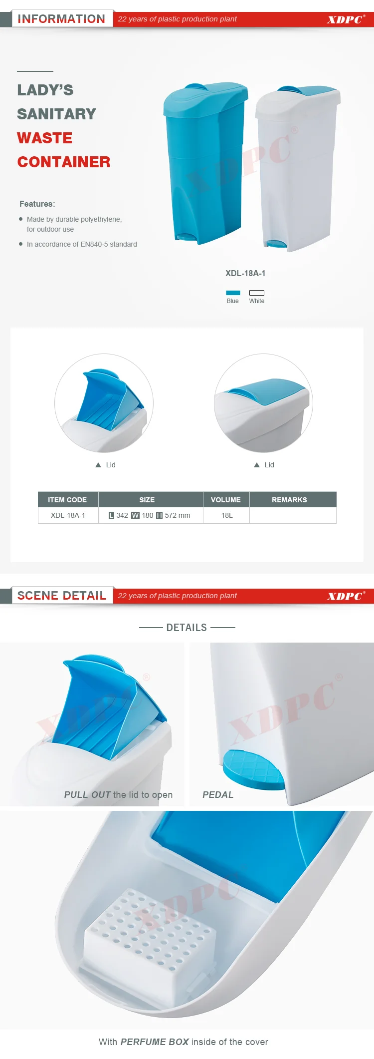 China Lady Sanitary Dustbin Pad Disposal Bin With Perfume Box Buy Sanitary Bin For Ladies,Lady