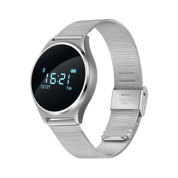 

touch screen smart watch with 24H Real-time heart rate monitor and remind