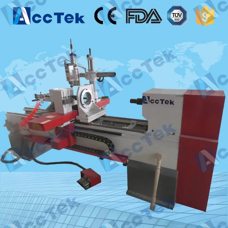 acctek cylinder /rotary cnc wood grinding machine