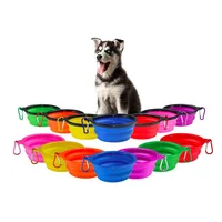 

Collapsible Pet Drinking Water Food Bowl Pet Bowls and Feeder for Cats and Dogs for Outdoor Activities