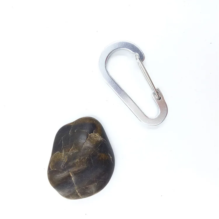 6x60MM Aluminum Snap Hook Promotional Keychains Carabiners Pet Supplier Pet Leashes Hook Dress Button