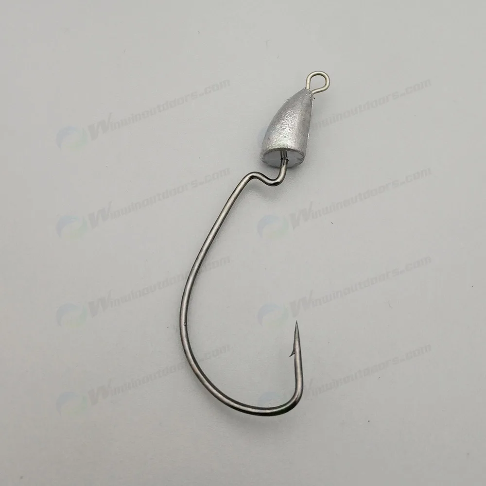 show original title Details about   10er Pack Jig Heads 1,75-10,5g Coloured Round Lead Head Heads Hooks Azov Twister 