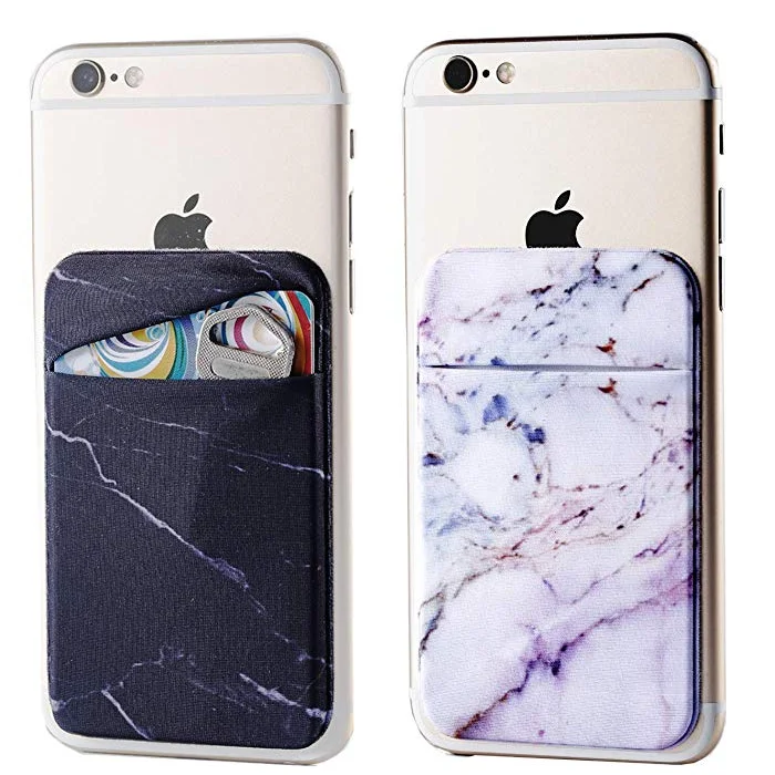 

2019 Hot Selling Lycra Phone Card Sleeve Id Card Holder With Customized Logo