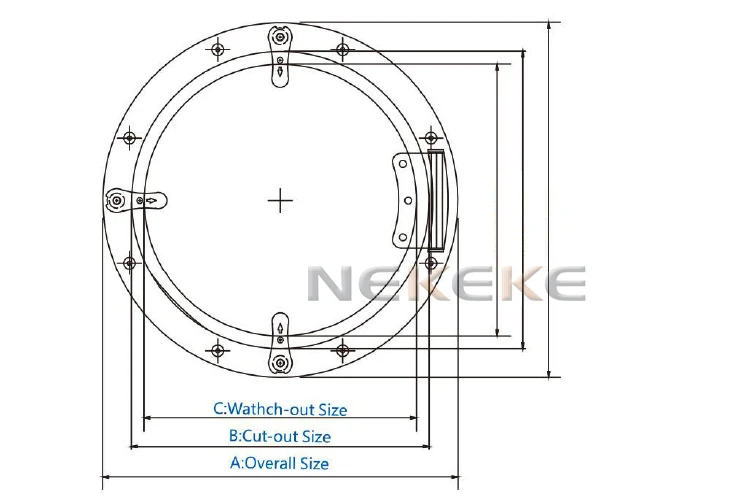 marine boat portlight Aluminium alloy porthole